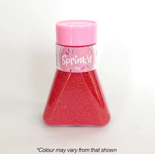 Sprink'd Sprinkles - Sanding Sugar Red - Click Image to Close